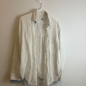 American Eagle White Womans Top